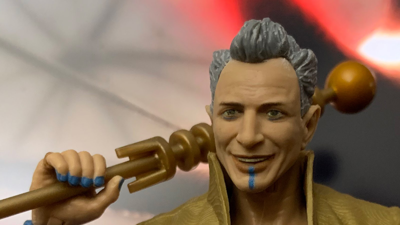 Illustration for article titled Marvel's Grandmaster Figure Perfectly Captures Jeff Goldblum's Goofy Charm